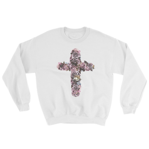 River Row Dark Floral Cross Sweatshirt