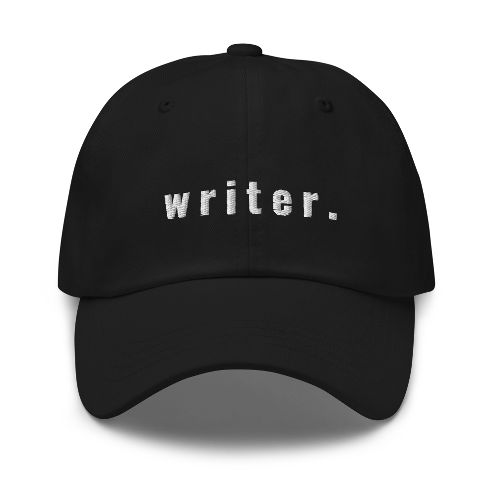 writer. Ballcap