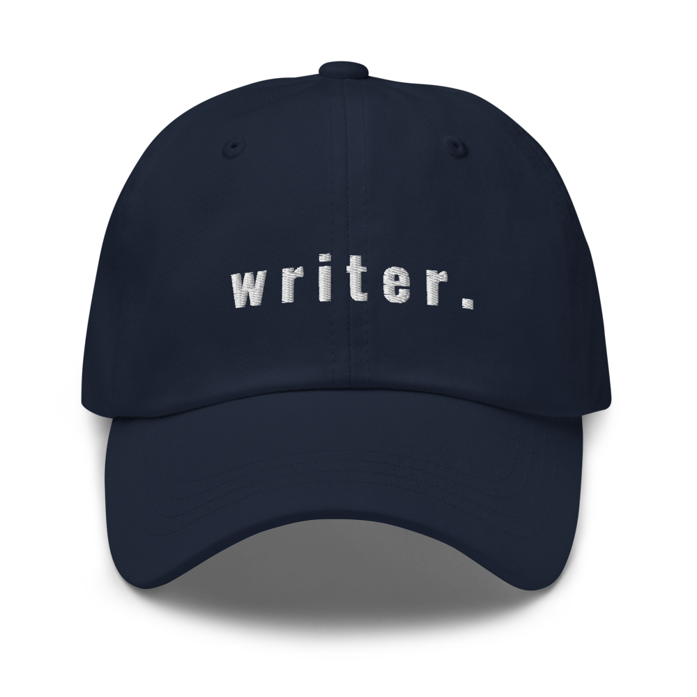 writer. Ballcap