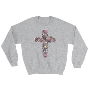 River Row Dark Floral Cross Sweatshirt